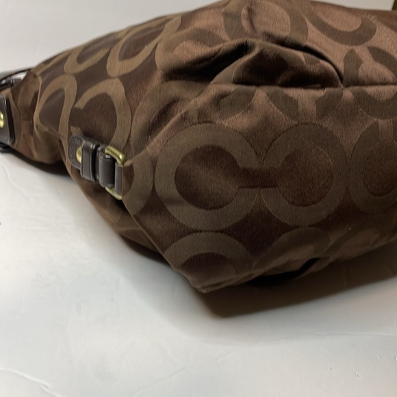 Coach brown monogram large bag - Picture 4 of 11